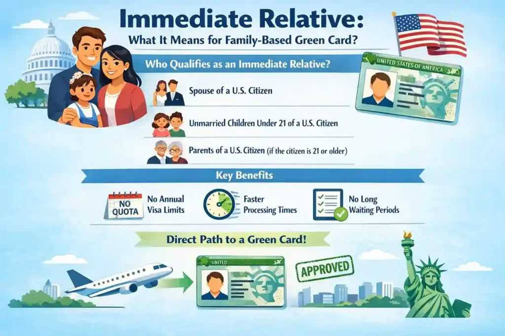 What is immediate relative for immigration purposes?